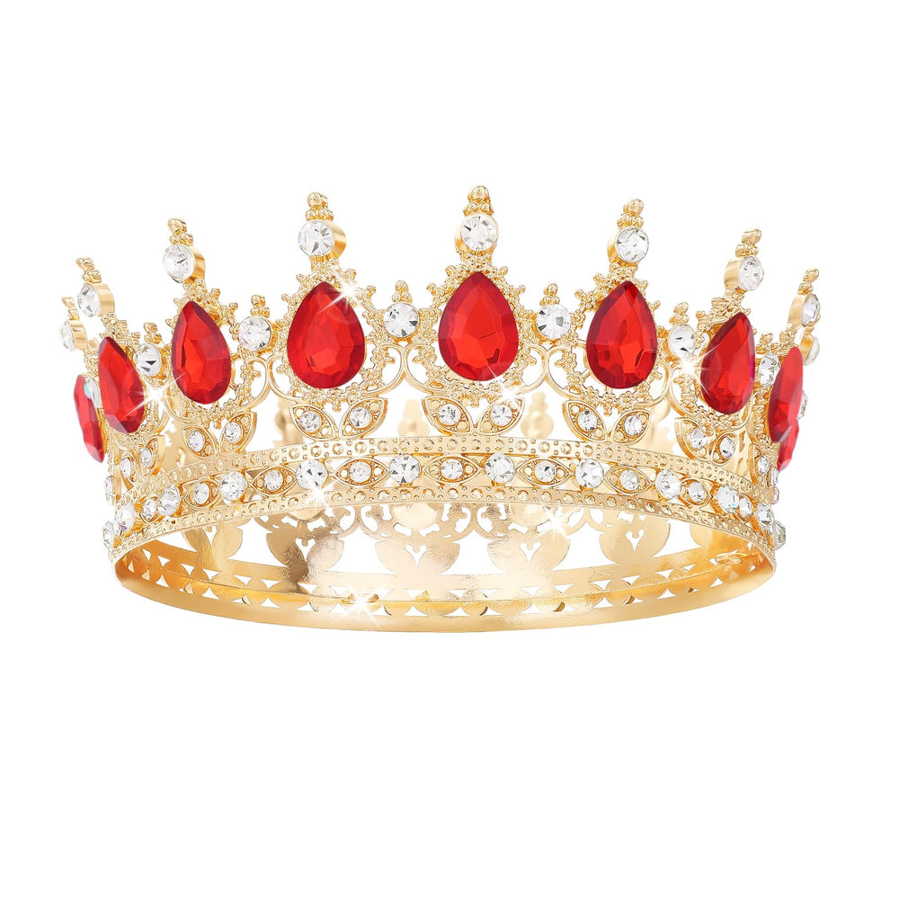 Feltent corona con cristales resplandecientes para ocasiones especiales