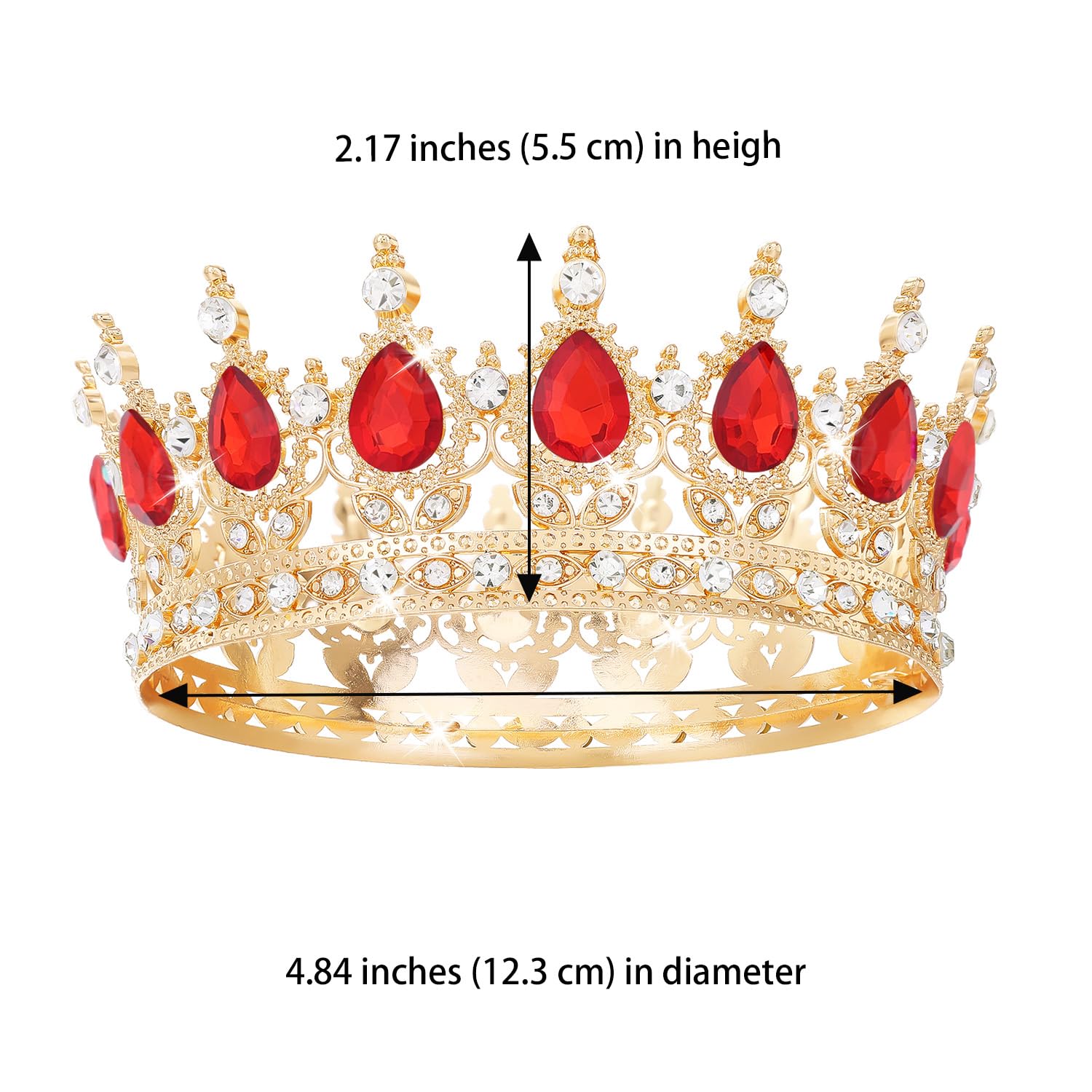 Feltent tiara con diseño detallado para un acabado elegante