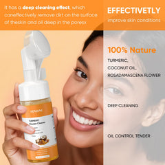 Femani Glow Wash Curcuma Limpieza Facial: hidratacion ligera que deja la piel suave.