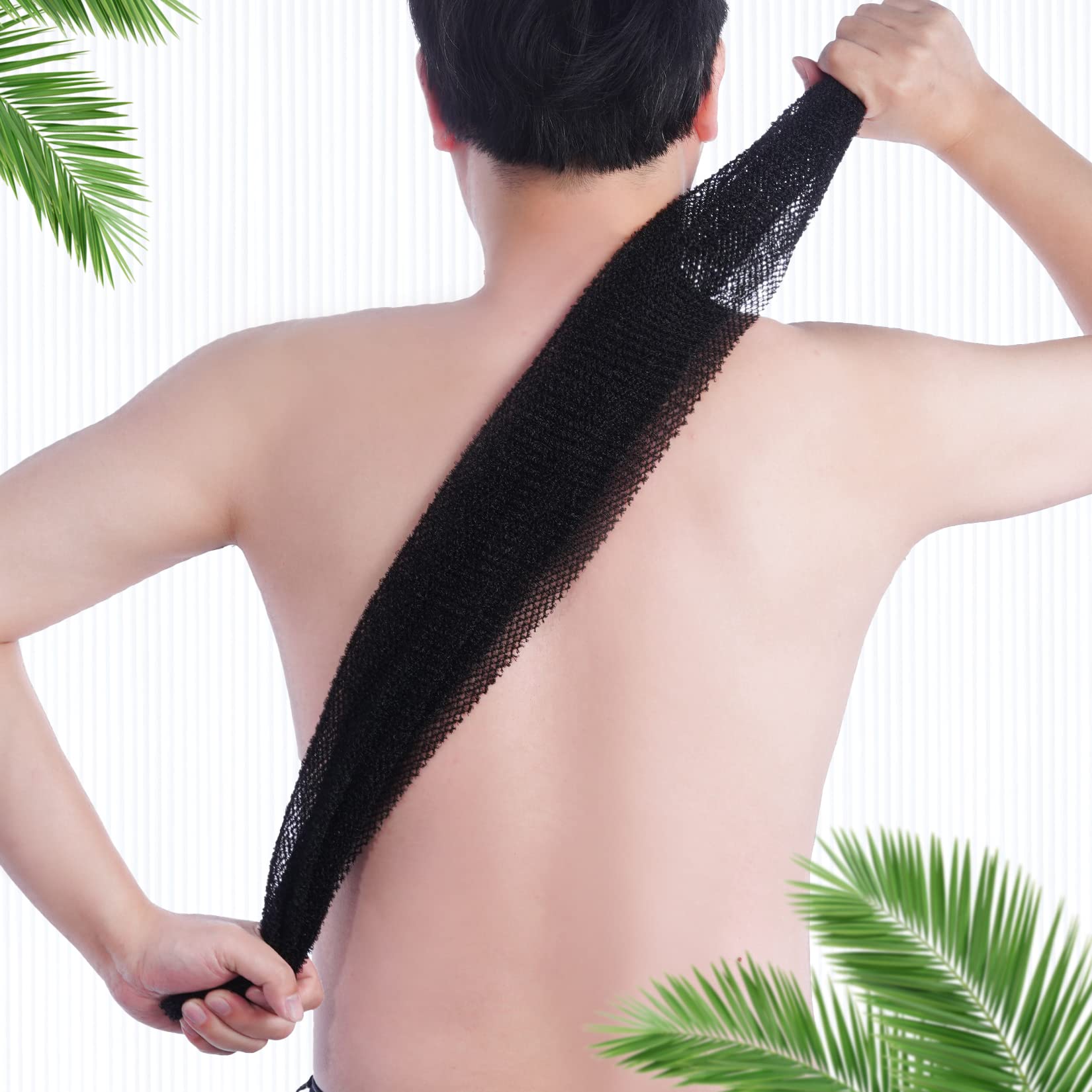 Fengek conjunto de 2 redes exfoliantes para uso familiar.
