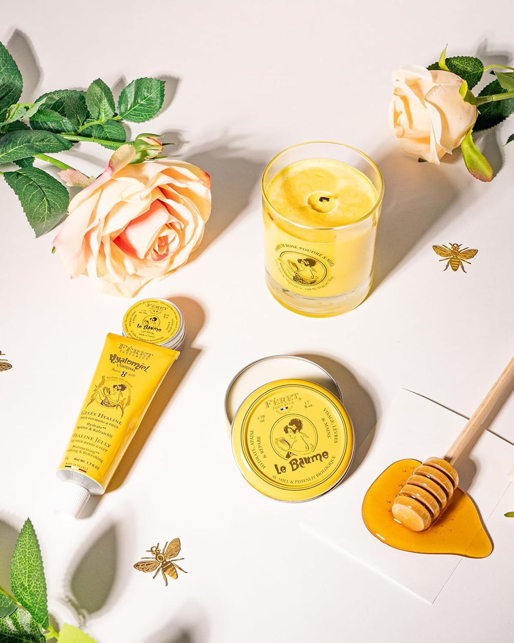 Feret Parfumeur envase vintage en lata, elegante para bolso.