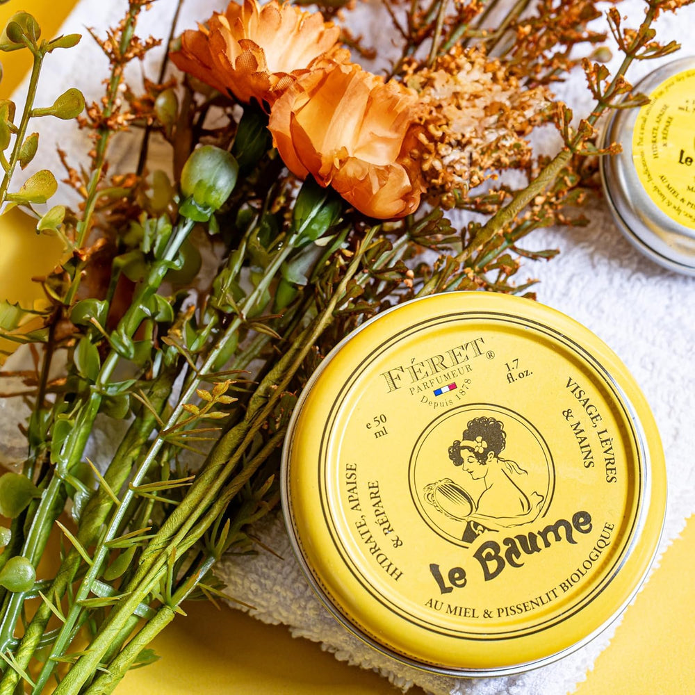 Feret Parfumeur ingredientes naturales como sésamo y girasol para cuidado diario.