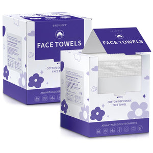 Toallas faciales desechables FFEWAFP, 100 unidades, ideales para uso diario.