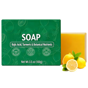 Finturo barra-jabon alma superalimento con cúrcuma limón para rostro y cuerpo