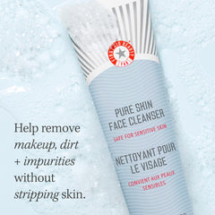First Aid Beauty limpiador facial Piel Pura, espuma suave que limpia sin irritar
