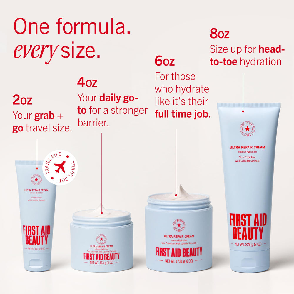 First Aid Beauty Ultra Repair Cream 6 oz jar for face and body