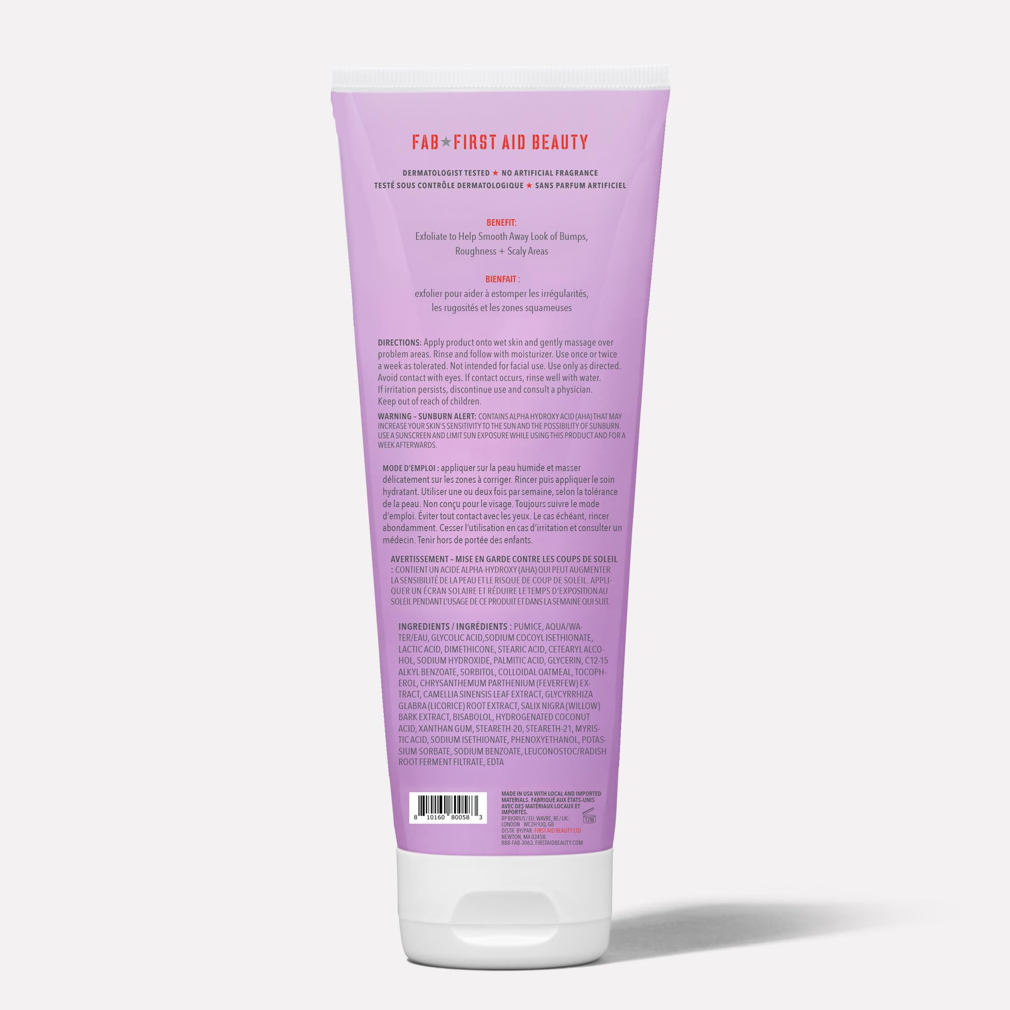 First Aid Beauty vegano y libre de crueldad, cuidado responsable