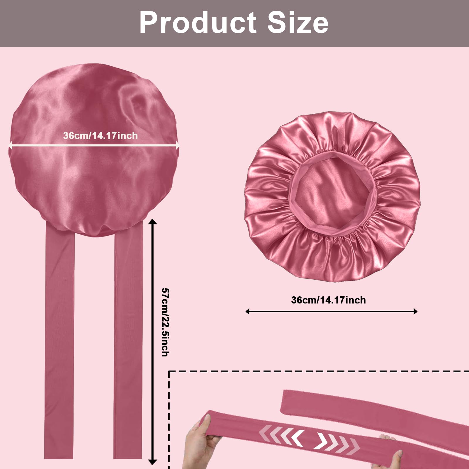 FIRSTPELLA bonete ergonomico y comodo para cabello largo.
