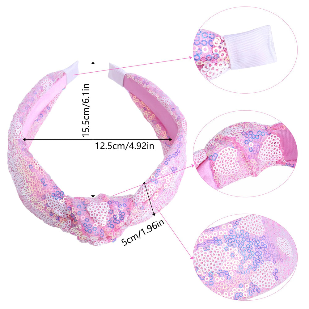 Accesorios para cabello Fishdown, diadema brillante para niñas y fiestas.