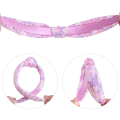 Diadema Fishdown con nudo, diseño cómodo para niñas durante el día.