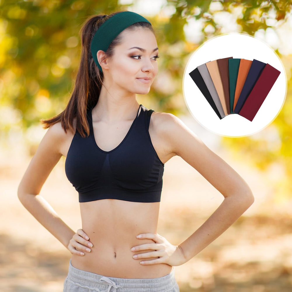 Fishinsea cinta para el cabello verde, tela suave y transpirable para sesiones al aire libre