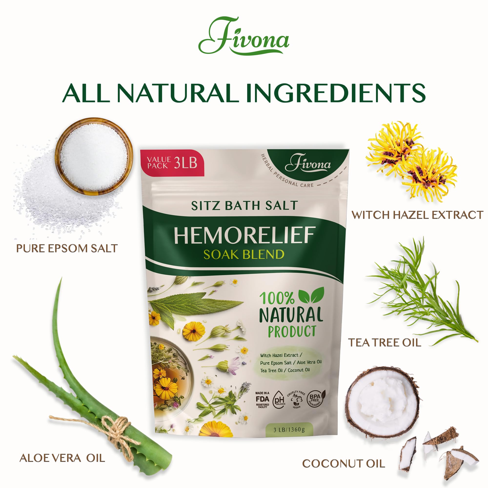 Aceite de coco FIVONA para nutrir la piel después del baño.