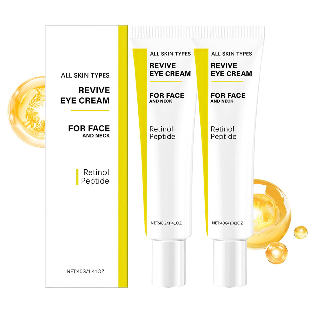 FIYADWZH Revive crema para ojos en tubo de 40 g, hidratación duradera.