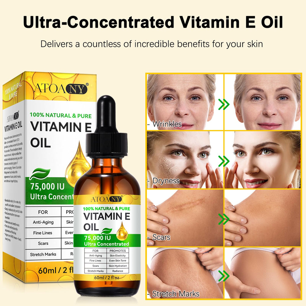 Flasture Vitamina E, aceite en paquete doble para ahorro