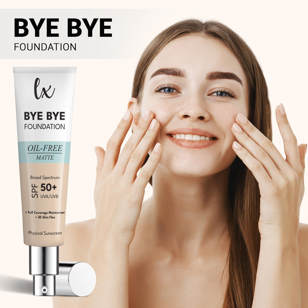 LX Blend Bye Bye Foundation, textura ligera para un tono uniforme.