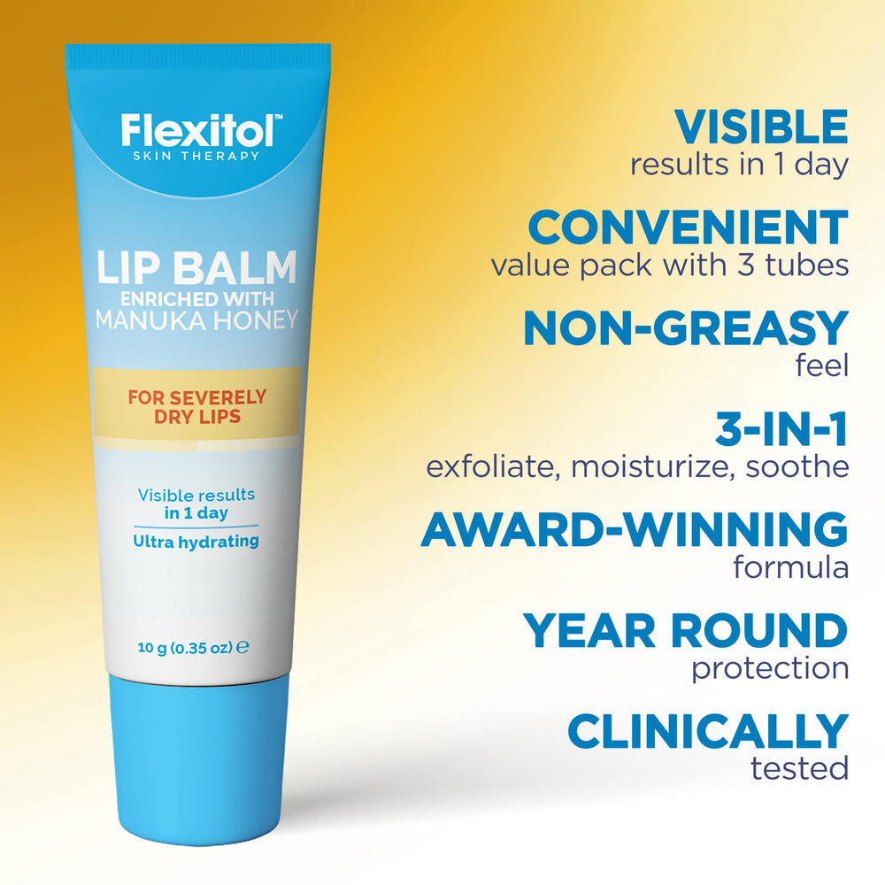 Flexitol Lip Balm apto para labios sensibles