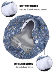 Gorro Floraltop con botones para coleta, ajuste práctico