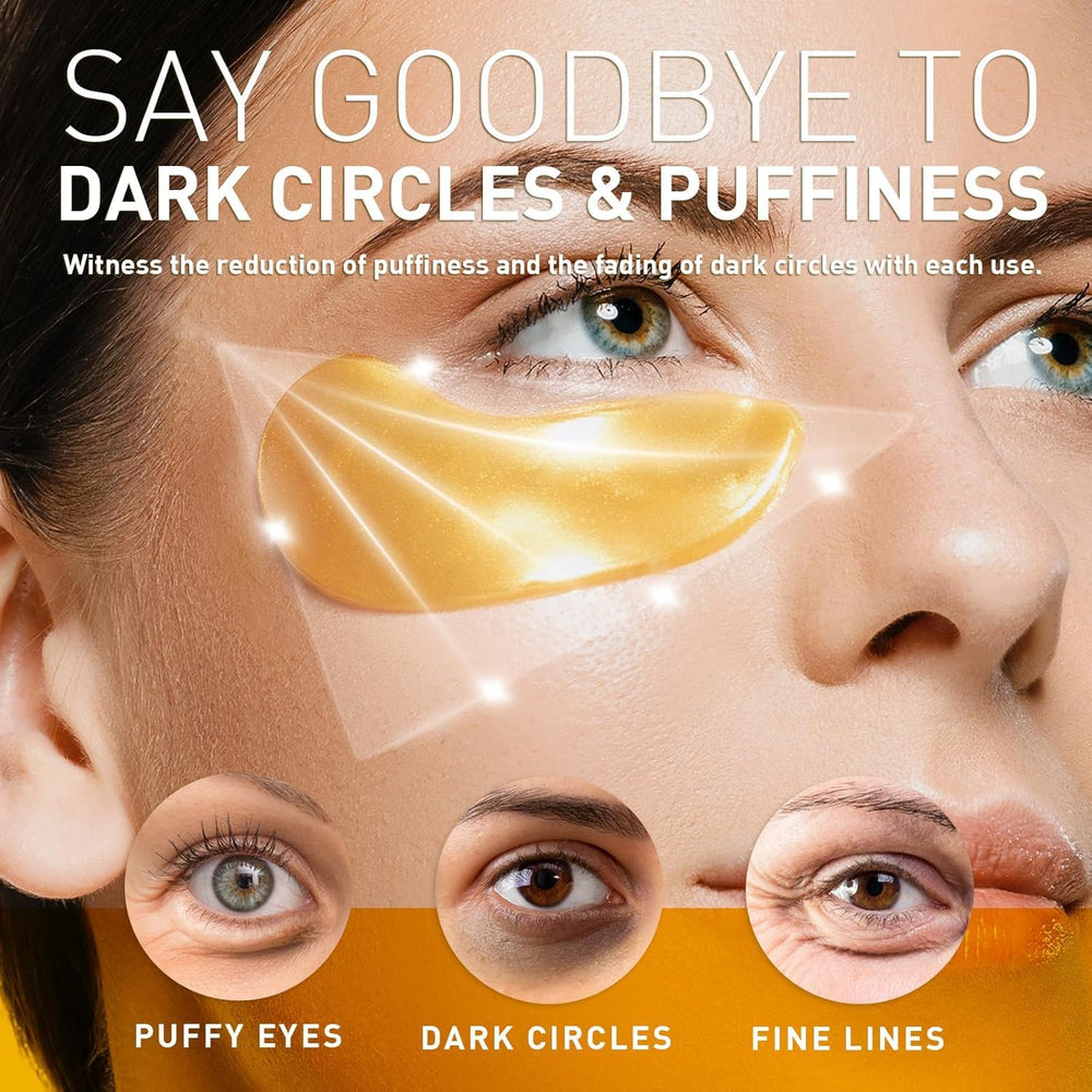 Parche ocular Floretsio con gel enfriante para alivio inmediato.
