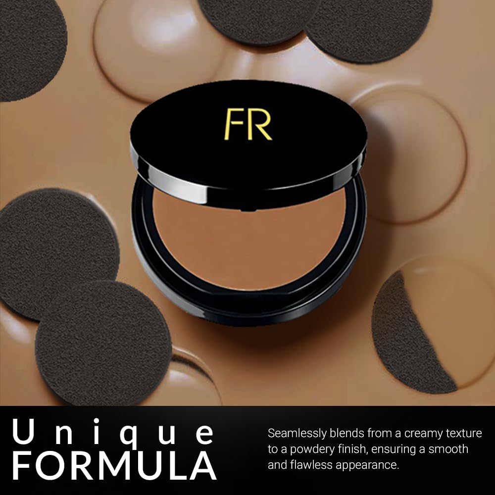 Flori Roberts base crema en polvo, reduce apariencia de poros y brillos.