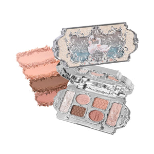 Flower Knows Swan Ballet paleta en empaque elegante, ideal para regalo y uso diario.