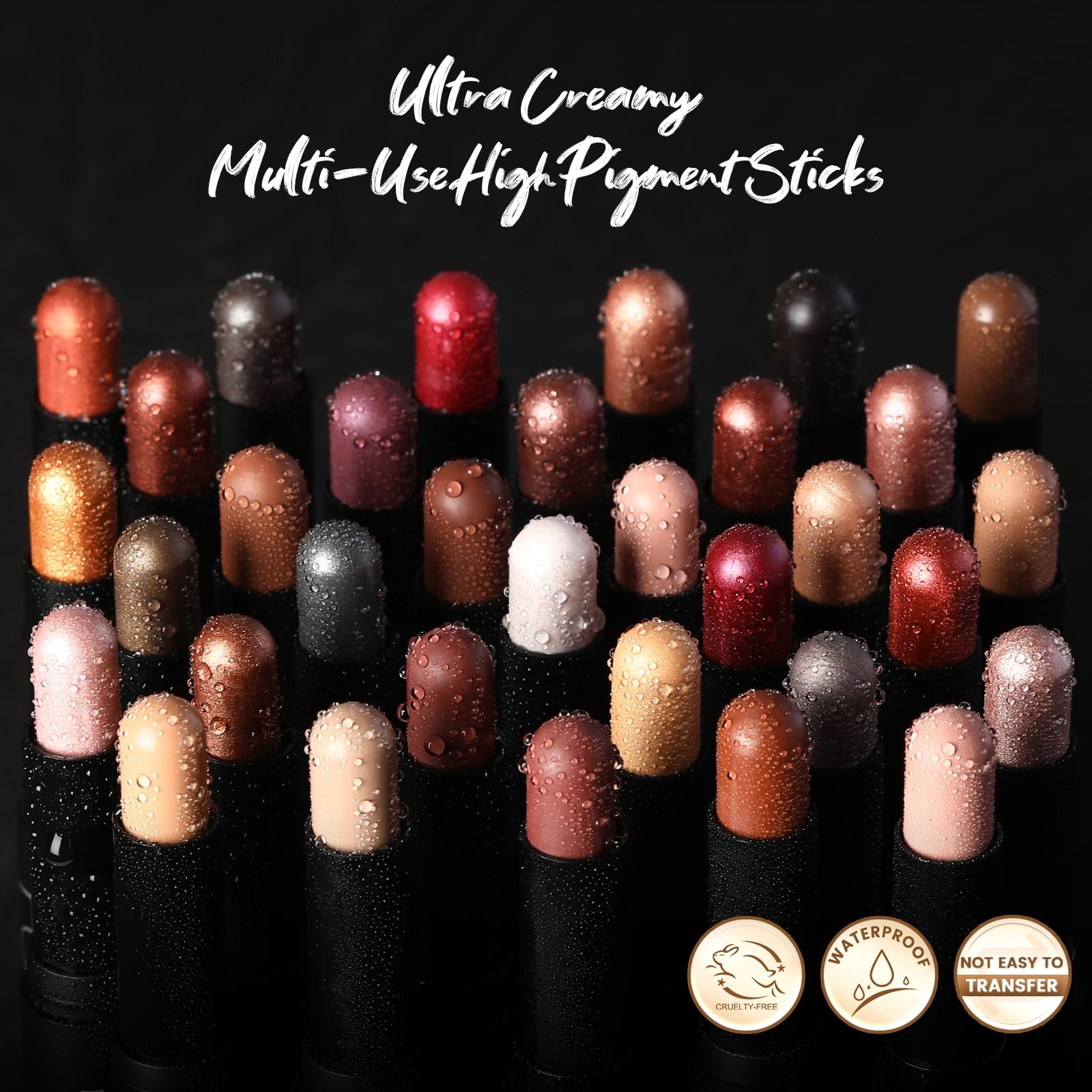 FOCALLURE conjunto sombras crema portable ideal para retoques.