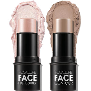 FOCALLURE contorno crema dos tonos: realza rasgos para un contorno definido.