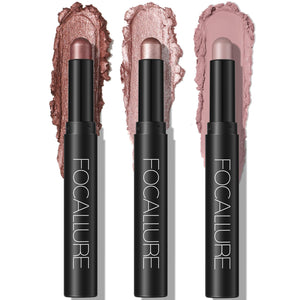 FOCALLURE crema sombra ojos barra Rose Mirage delineado duradero para mirada intensa.
