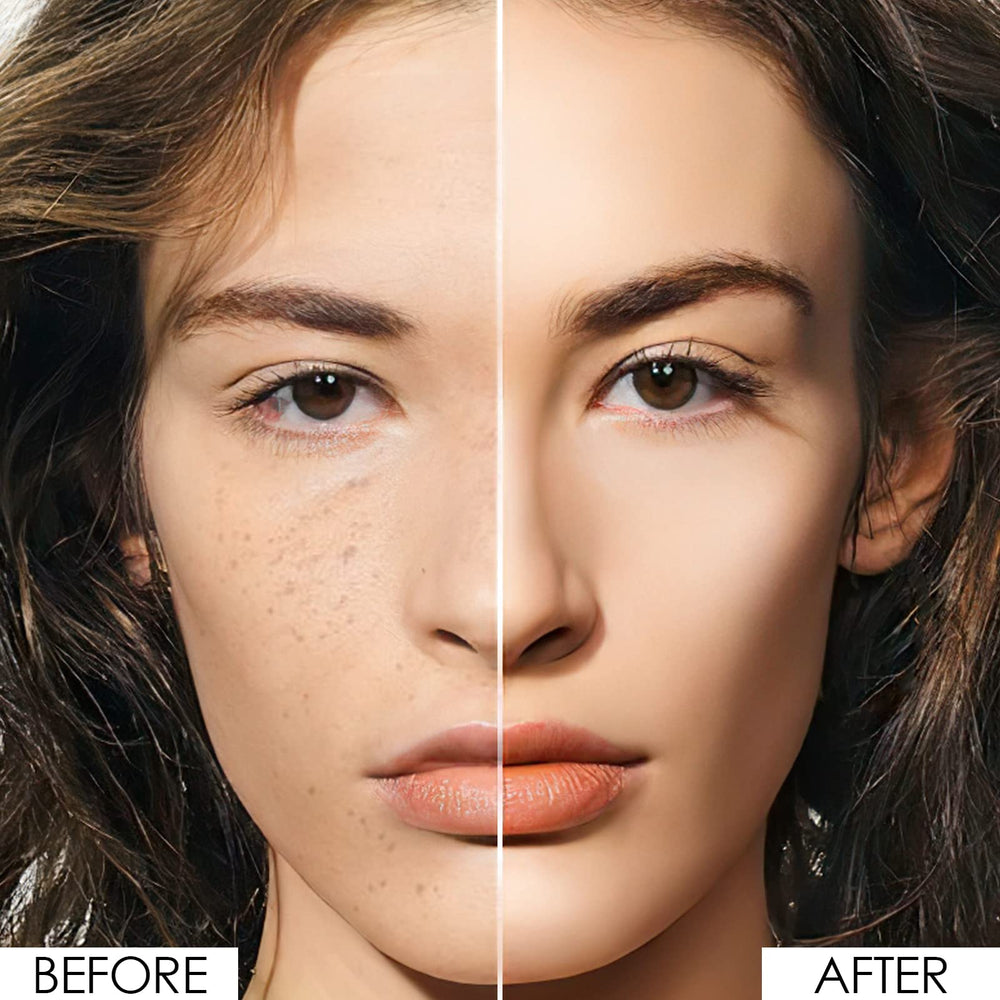 FOCALLURE polvo compacto sobre piel desnuda para look natural