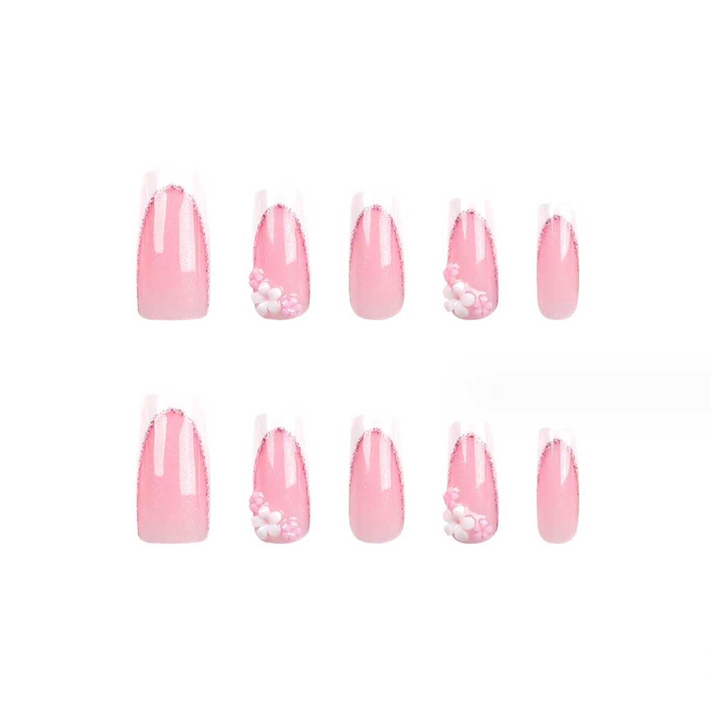 Uñas Foccna con acabado brillante para look radiante.