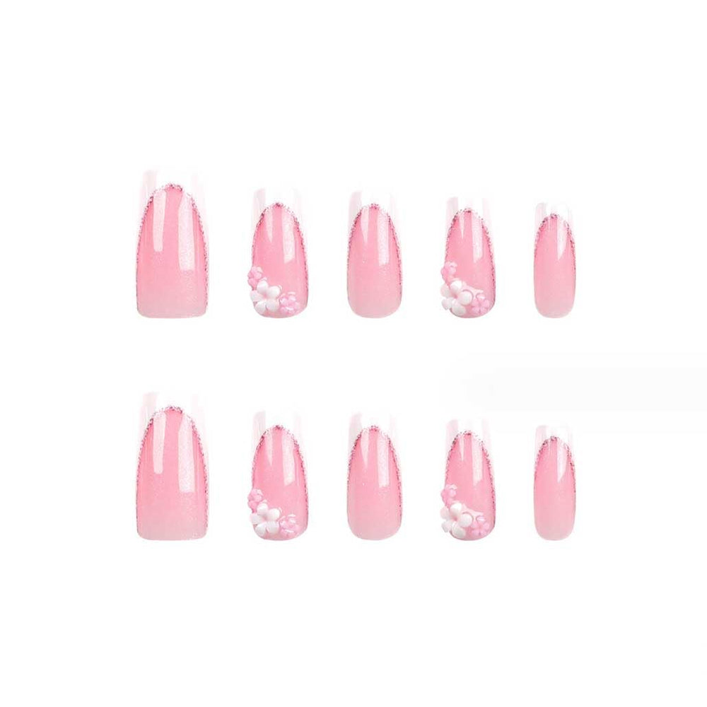 Uñas Foccna con acabado brillante para look radiante.