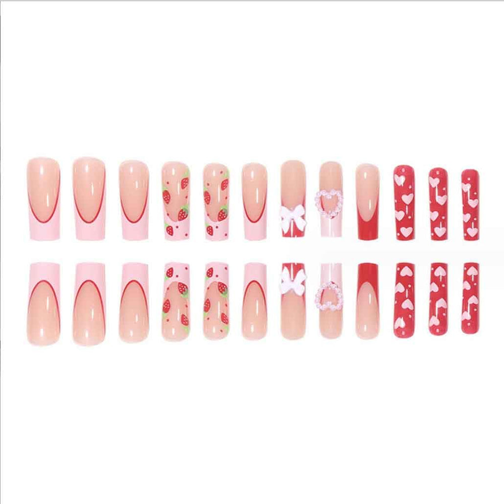 Kit Foccna de uñas pegado rápido con lima incluida para casa