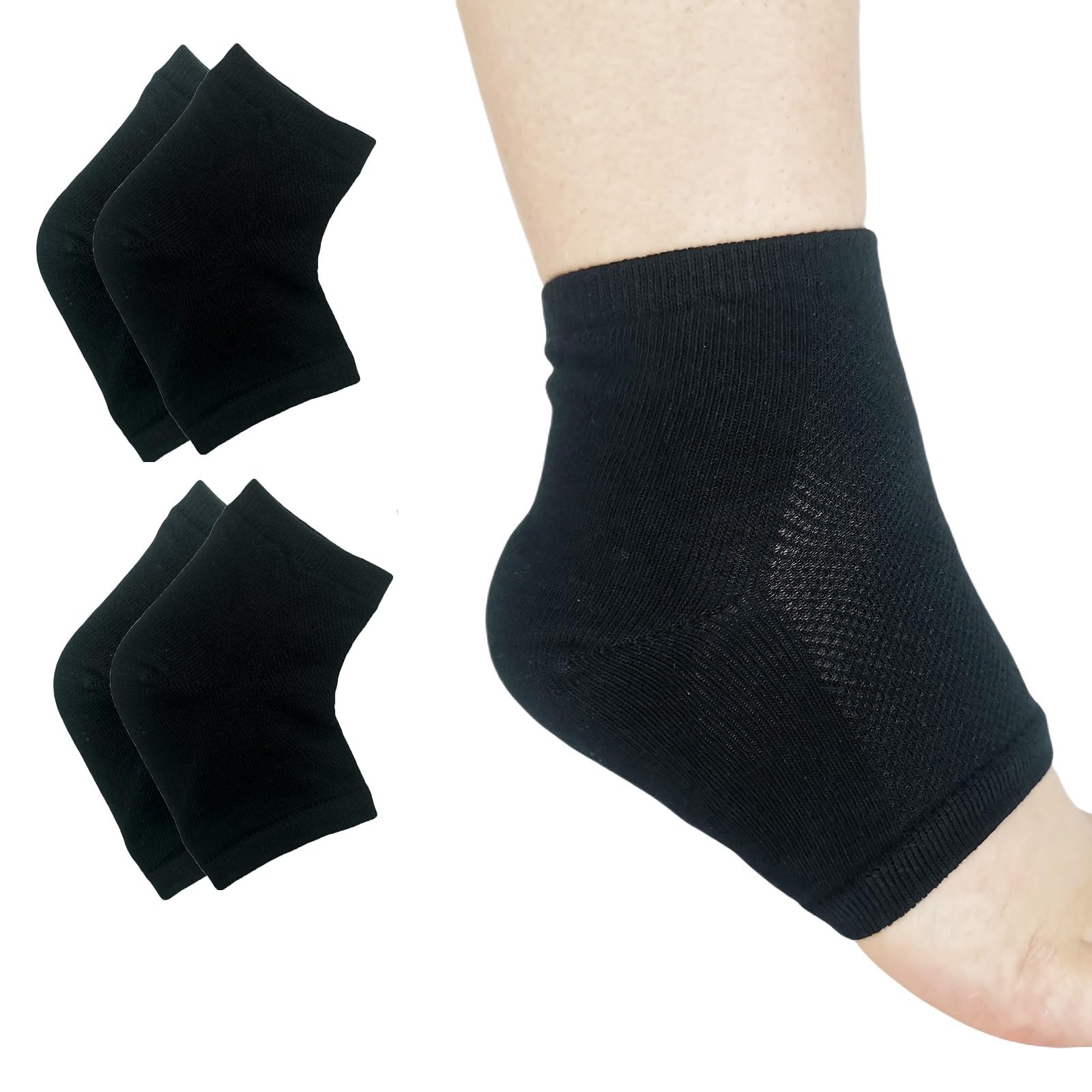 Calcetines gel deportivo Fonsbleaudy para niños, confort y protección del talón en deporte