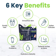 Aceites esenciales Foot Cure té árbol: aroma vigorizante para pies cansados