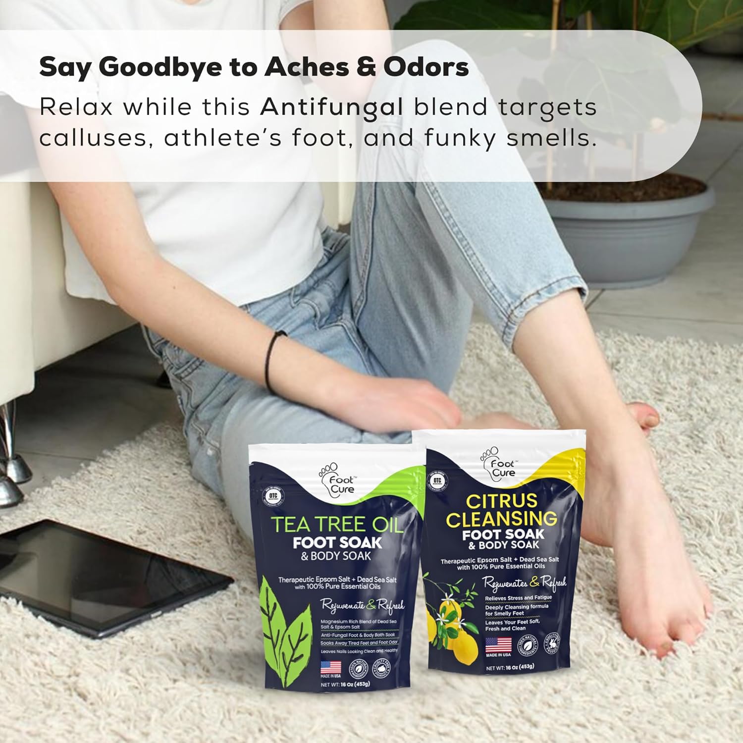 FOOT CURE experiencia sensorial suave en casa
