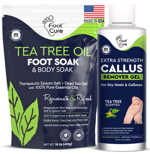 Foot Cure kit pies té árbol: spa en casa para pies relajados