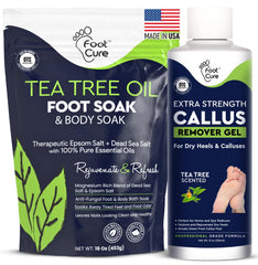 Foot Cure kit pies té árbol: spa en casa para pies relajados