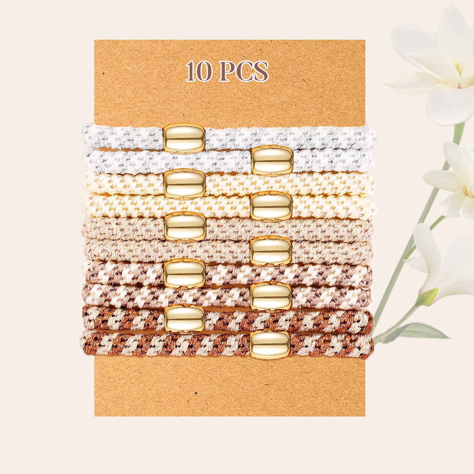 forenee cintas coletas para cabello grueso con sujeción estable