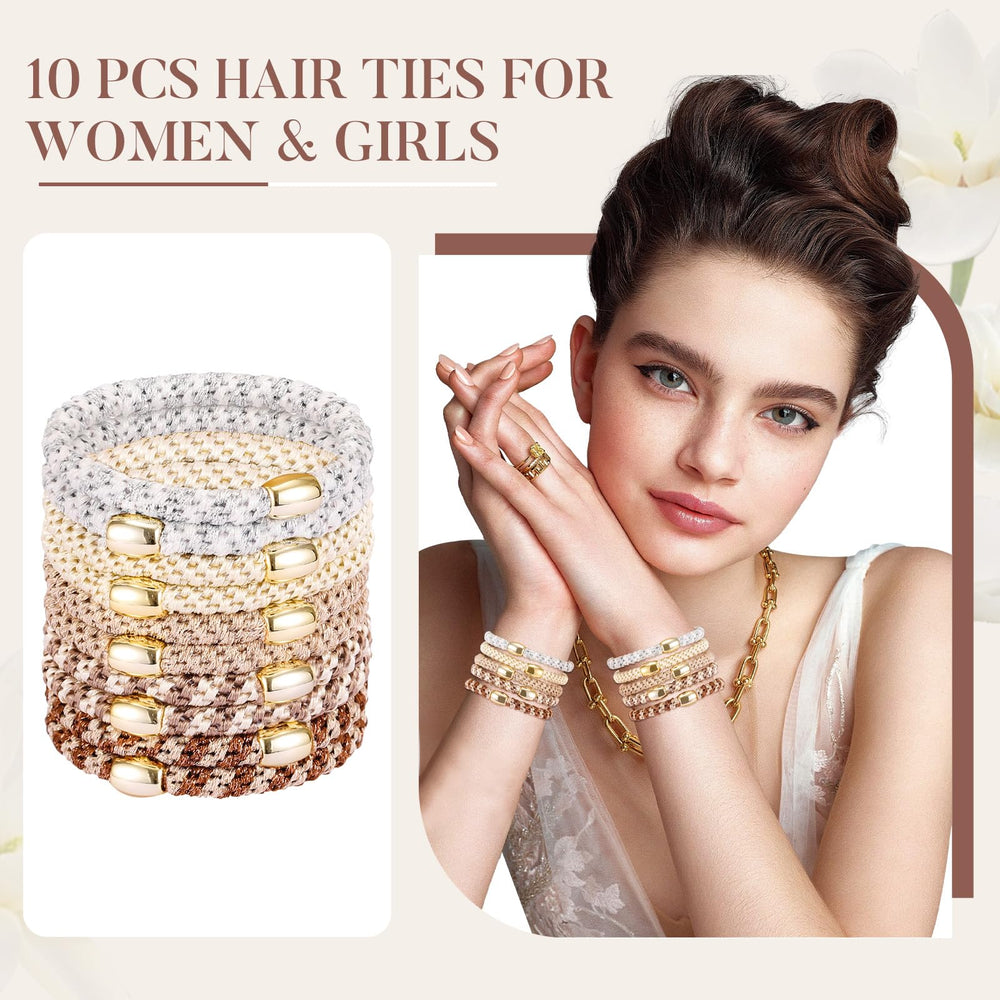 forenee cintas coletas pulsera elegante con detalle dorado