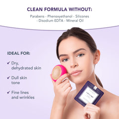 FOREO Call It A Night mascarilla ultrafina de microfibra para acabado suave