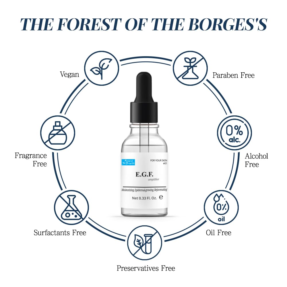 FOREST OF THE BORGES'S suero EGF, envase compacto, opción de almacenamiento seguro