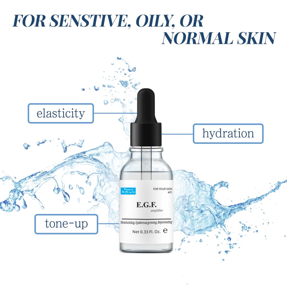 FOREST OF THE BORGES'S suero EGF, ingrediente 1ppm, promueve renovación epidermal con cuidado constante