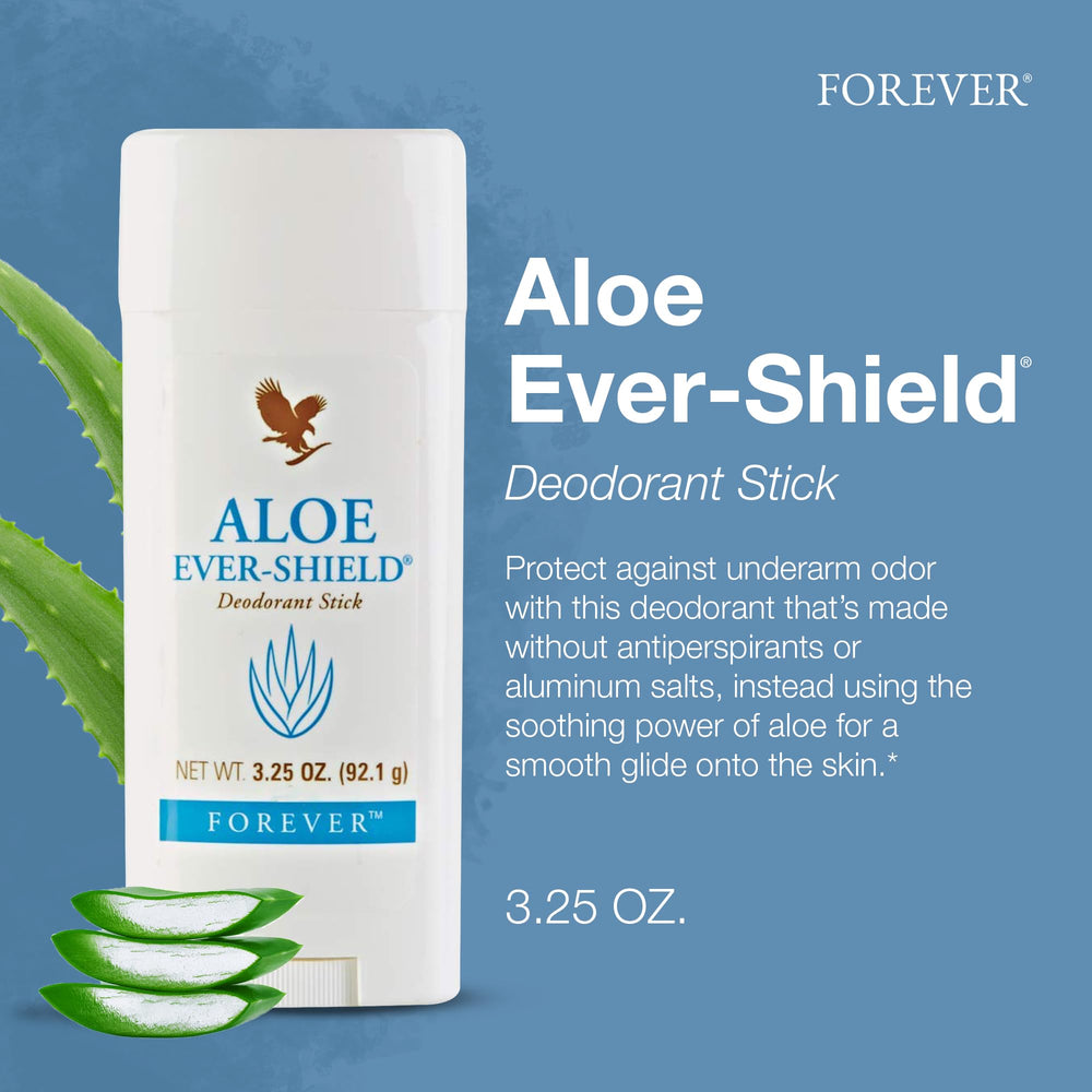 Envase frontal de Aloe Ever-Shield, ideal para piel sensible.