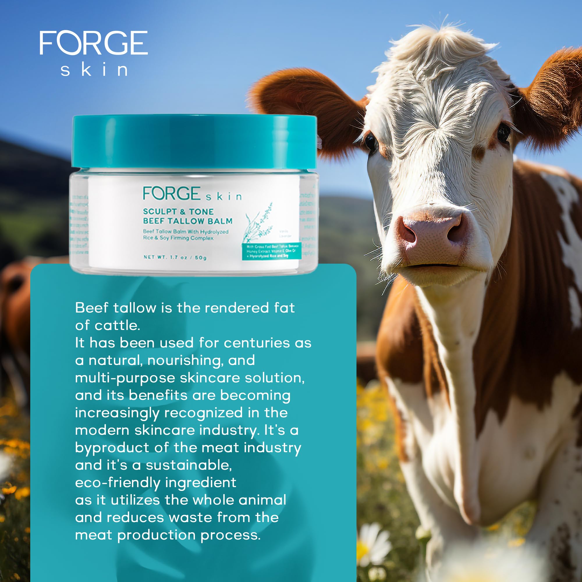Forge Skin Bálsamo Rostro Hidratación mantiene piel suave todo el día.