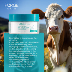 Forge Skin Bálsamo Rostro Hidratación mantiene piel suave todo el día.