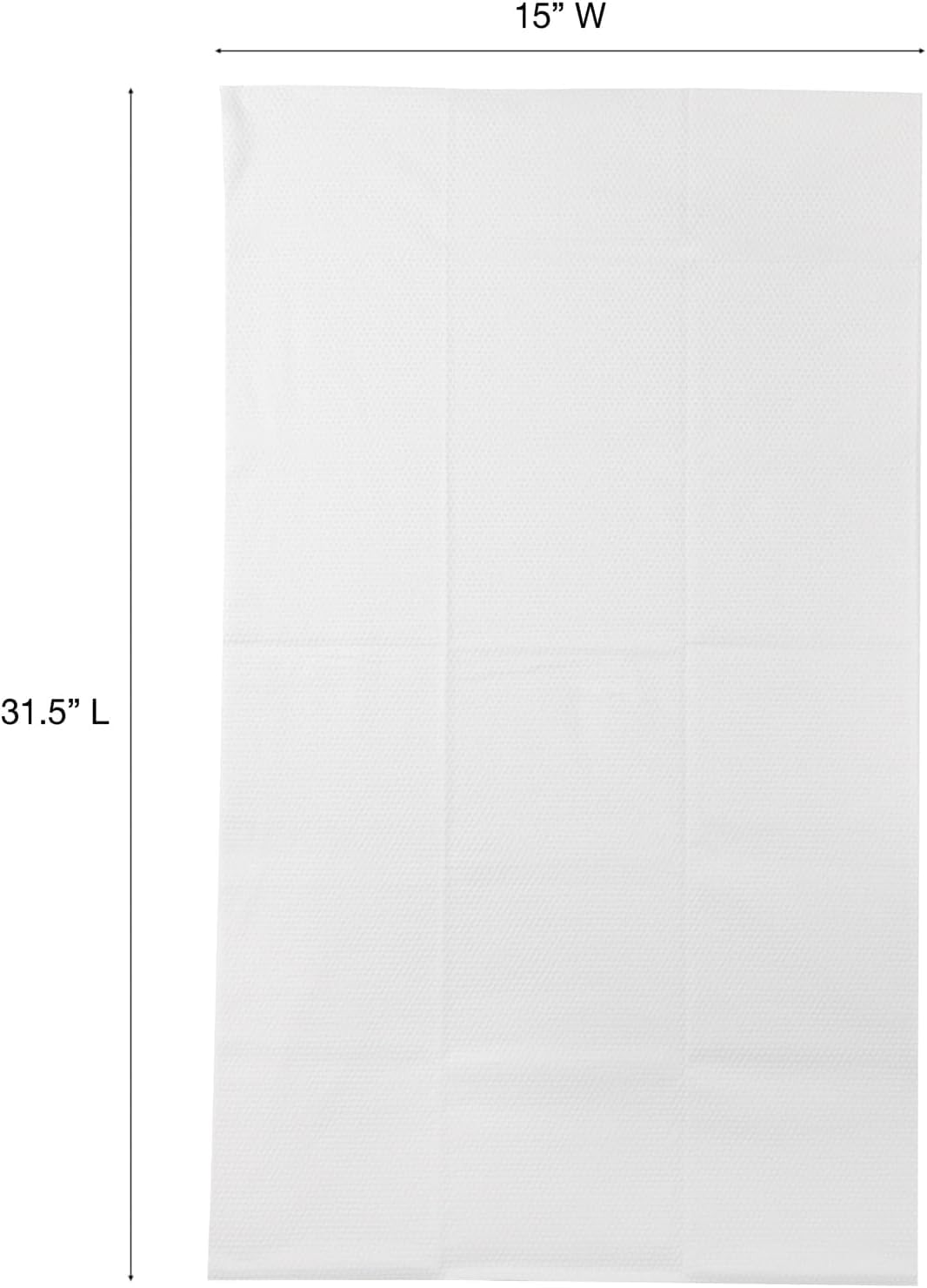 ForPro Professional Collection: toalla desechable tamaño extra grande 15 x 31.5 pulgadas.