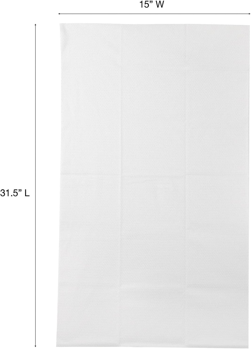 ForPro Professional Collection: toalla desechable tamaño extra grande 15 x 31.5 pulgadas.