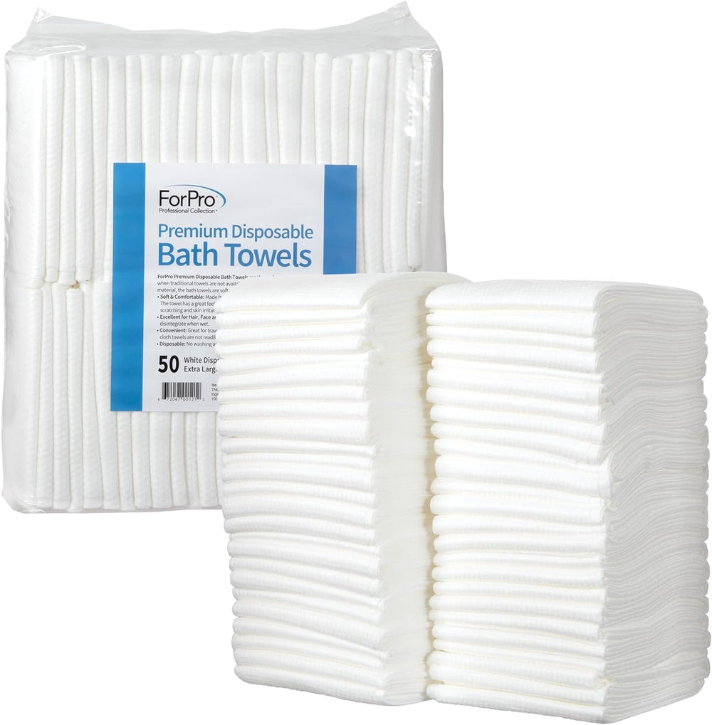 ForPro Professional Collection: toalla desechable textura suave para piel sensible.