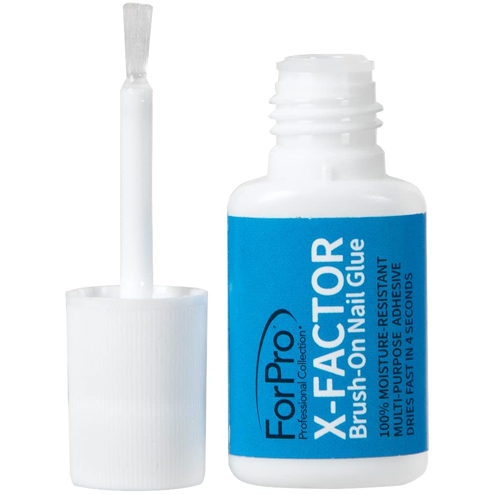 ForPro X-Factor, adherencia de larga duración para uñas artificiales.