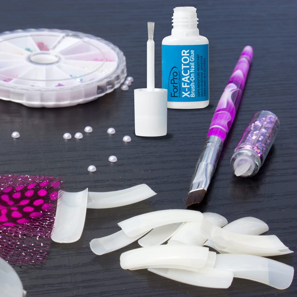 ForPro X-Factor, reparación rápida de uñas con adhesivo.