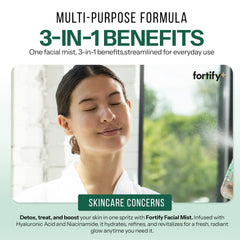 Fortify Skincare Envase minimalista - presentación limpia para tu rutina